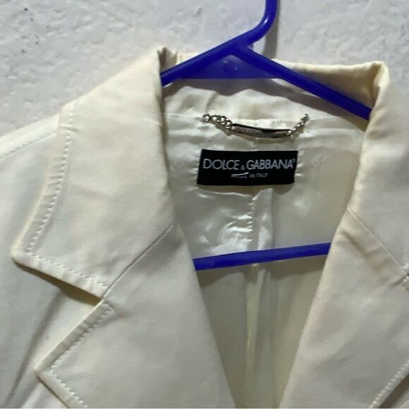 Dolce & Gabbana blazer w silver button details fully lined size 46 - Picture 3 of 11